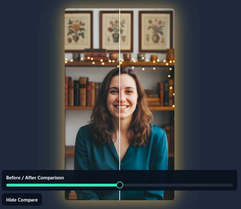 Saturation adjustment comparison showing muted to vibrant color variations